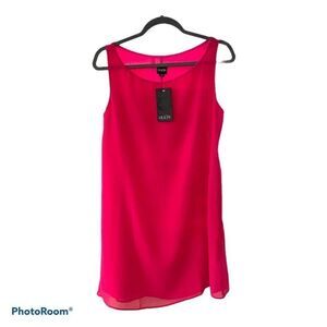 Olian Womens Sleeveless Round Neck Maternity Dress